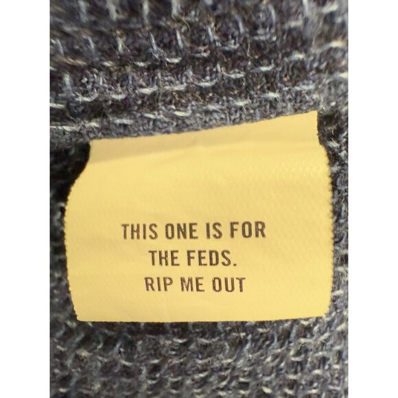 Taylor Stitch Mens Jack Shirt Sz Small 38 Dark Indigo Organic Cotton Waffle Knit - Picture 7 of 10